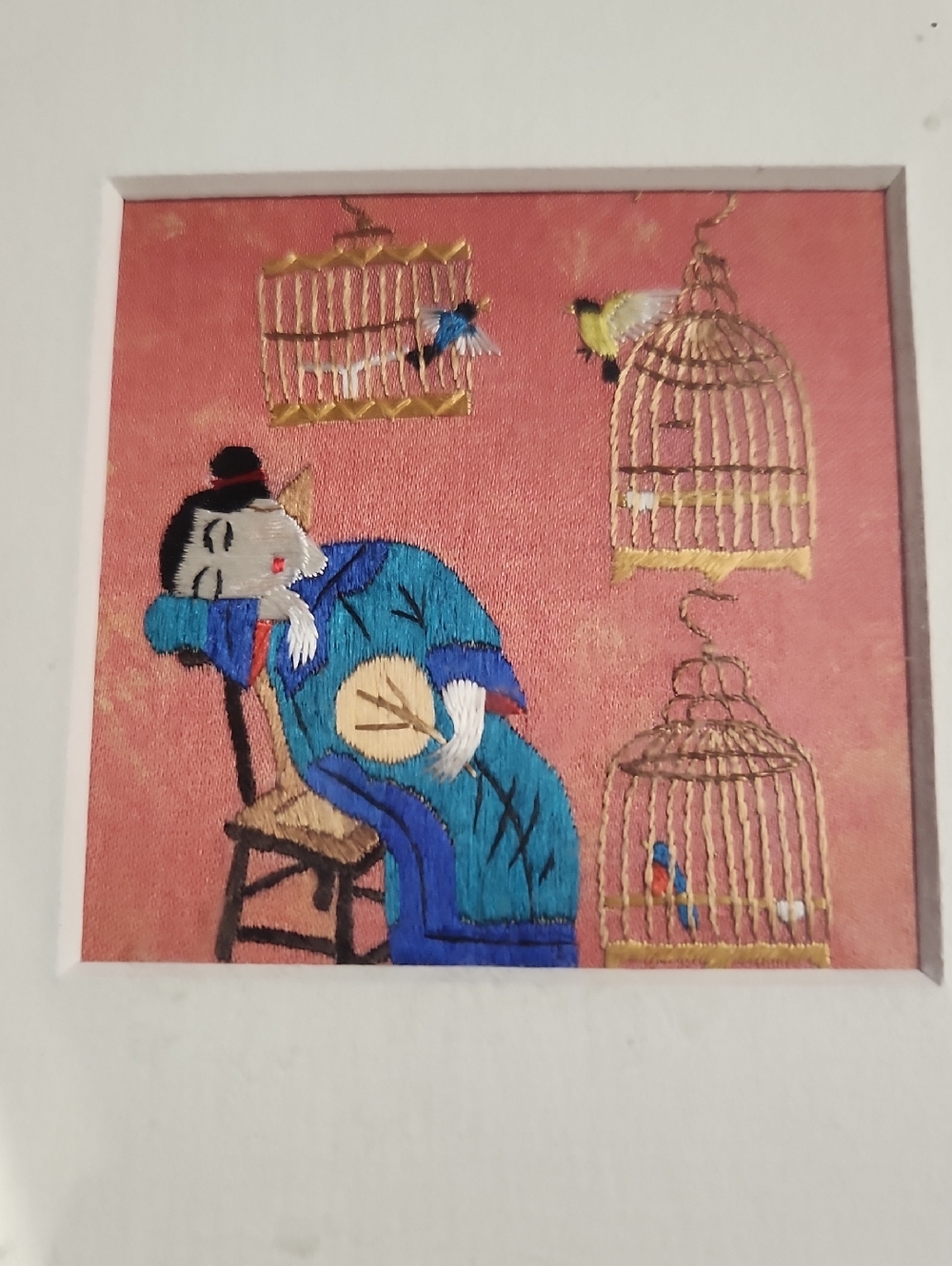 Chinese Silk Frame - Picture 2 of 8